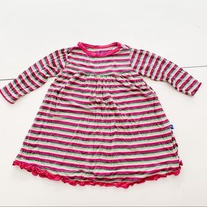Kickee Pants Striped Nightgown Dress